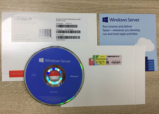 Κεντρικός υπολογιστής 2019 του Microsoft Windows εξουσιοδότησης διάρκειας ζωής τυποποιημένη αγγλική εκδοχή συσκευασίας DVD πλήρης